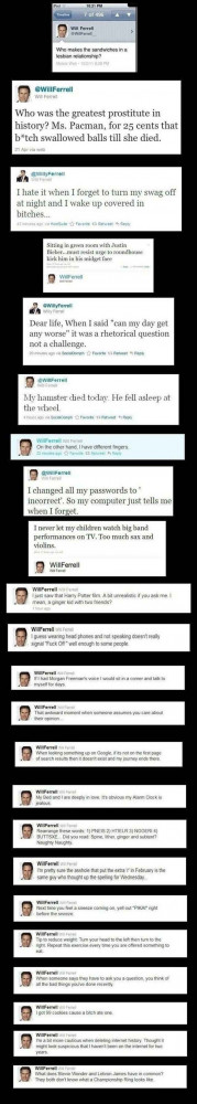 25 Funny Will Ferrel Tweets