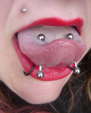 scary tongue piercing 2015 Tongue Piercing ideas