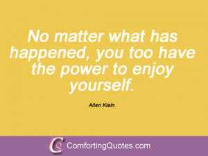 Sayings By Allen Klein