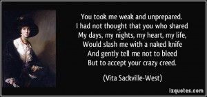 More Vita Sackville-West Quotes