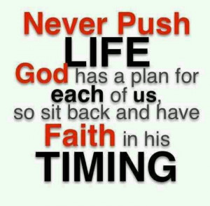 Trust God...