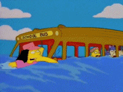 gif the simpsons simpsons season 9 otto Otto Mann Das Bus