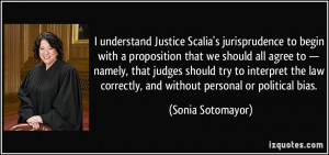 understand Justice Scalia's jurisprudence to begin with a ...