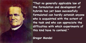 Gregor mendel famous quotes 3