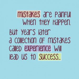 Positive Inspirational Quotes: MISTAKES