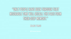 Only people have been through that miserable time will recall the pass ...