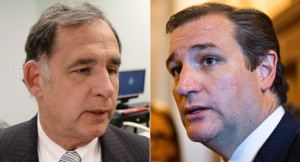 John Boozman (left) and Ted Cruz (right) are shown in this composite ...