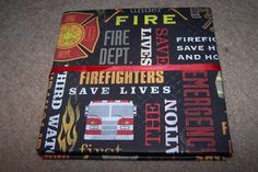 Firefighter Explosion Scrapbook with Sayings by 1OfAKindCrafts, $15.00 ...