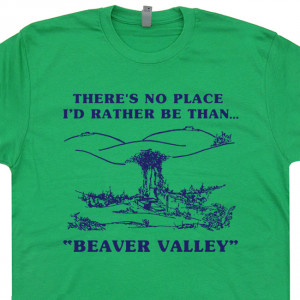 Beaver Valley Funny T Shirt Saying Humor Sexual Offensive Tee Shirts