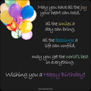 Happy Birthday Inspirational Quotes – 21 Birthday Wishes