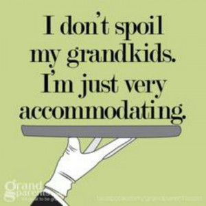 don't spoil my grandkids. I'm just very accommodating.. quote for ...