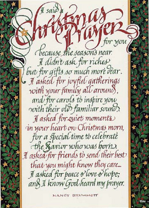 Christmas Prayer Quotes. QuotesGram