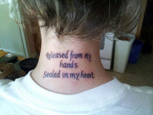 Memorial Quote Tattoo