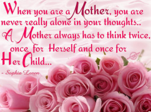 Birthday Quotes And Greetings: Mother Quotes With Pink Rose Flowers ...
