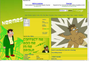 Hermes - Futurama MySpace Layout