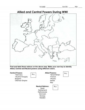 Outline Map World War Pictures