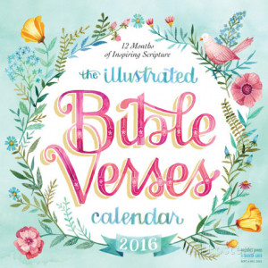 The Illustrated Bible Verses - 2016 Calendar Calendars at AllPosters ...