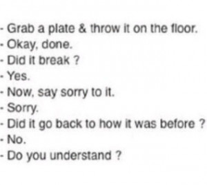 Put the pieces back together.