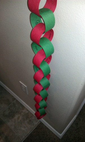 Christmas Quotes Chain Link Advent Calendar!