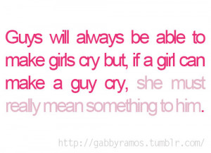 Guys will always be able to make girls cry | CourtesyFOLLOW BEST LOVE ...