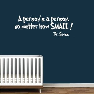 amazon.comDr Seuss Book Quote Vinyl Wall Decal-White-A Persons A ...