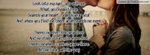 look into my eyes you will see what you mean to me search your heart ...