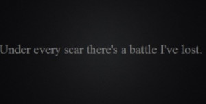 bleeding, cut, cutting, depression, quote, scar, scars, self harm ...