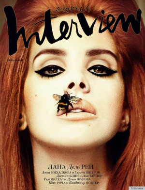 Lana Del Rey appears, on the February 2012 cover of Interview Russia ...