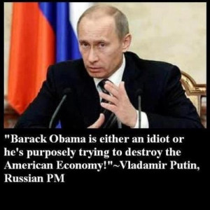 Obama = idiot