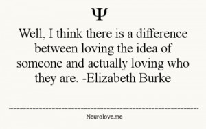 love relationship quote Friendship attraction Elizabeth Burke