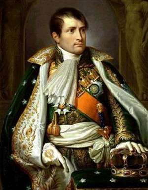 ... Helena Island. (Portrait: Napoleon Bonaparte .) French statesman