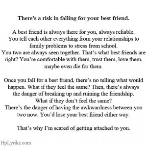 Best Friend Falling for your best friend Love quotes Pinterest