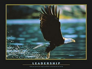 Leadership Bald Eagle Poster 28x22