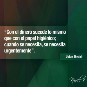 Upton Sinclair #frases #citas #quotes