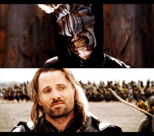 aragorn, lord of the rings, lotr, mouth of sauron, viggo