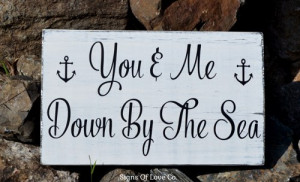 quote wood plaque custom made signs nautical beach sayings on wood
