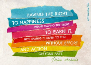 Love this quote from Jillian Michaels