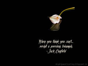Success Wallpaper - Jack Canfield Quote