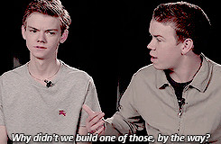 gif stuff the maze runner thomas brodie sangster tmredit will poulter ...