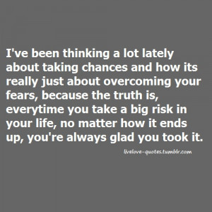 life is about taking chances quotes