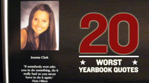 ... yearbook quote an opportunity for graduating seniors to leave a pearl