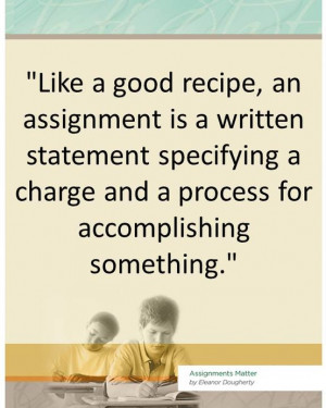... Charge and a Process for Accomplishing Something” ~ Education Quote