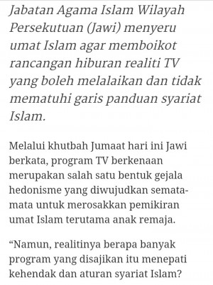 Wahai Jawi..Drama Melayu Tak Boikot Ke?