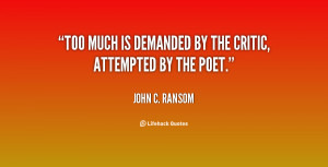 john crowe ransom quotes