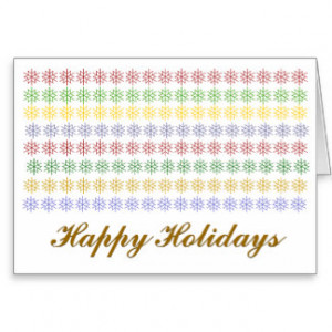 Personalized non-denominational Holiday card