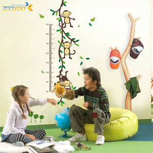 Details about MONKEY TREE VINE BIRD Wall Decal Vinyl Art Sticker Quote ...