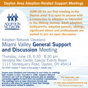 The inaugural Greater Miami Valley Adoption Support General Meeting ...