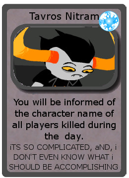 tavros tavros ability to commune allows him to learn the