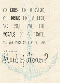 of honor invitation more asking maid of honor totten totten maid honor ...