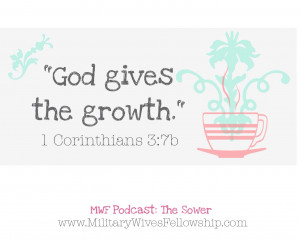 ... nor he who waters is anything, but only God who gives the growth